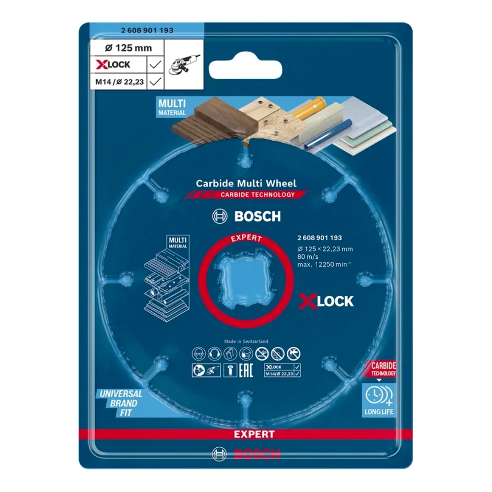 Bosch Expert Carbide Multi Wheel X-LOCK Trennscheibe ( 2608901193 ) 125 mm x 22,23 mm Bosch Professional