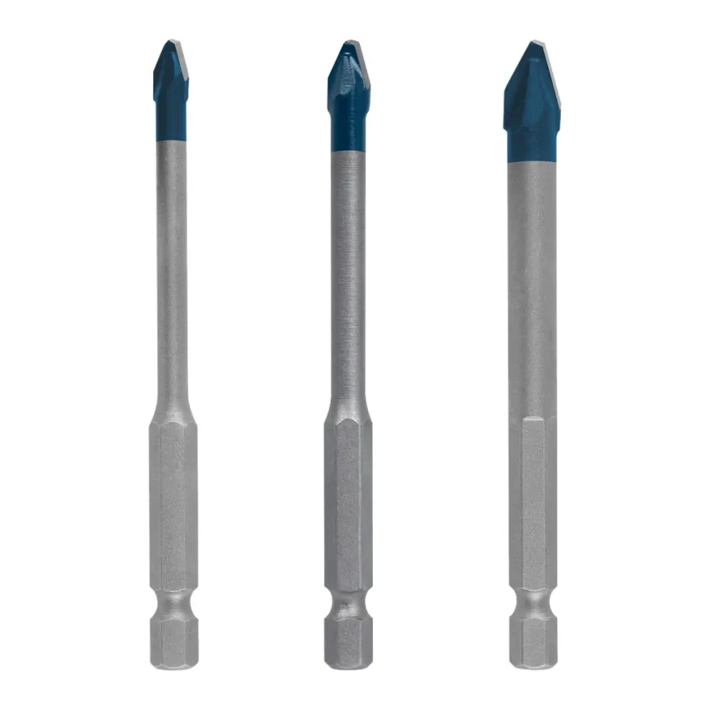 Bosch EXPERT HardCeramic HEX-9 Bohrer Set 5,0 - 8,0 x 90 mm 3 tlg. ( 2608900595 ) Carbide Technology Bosch Professional