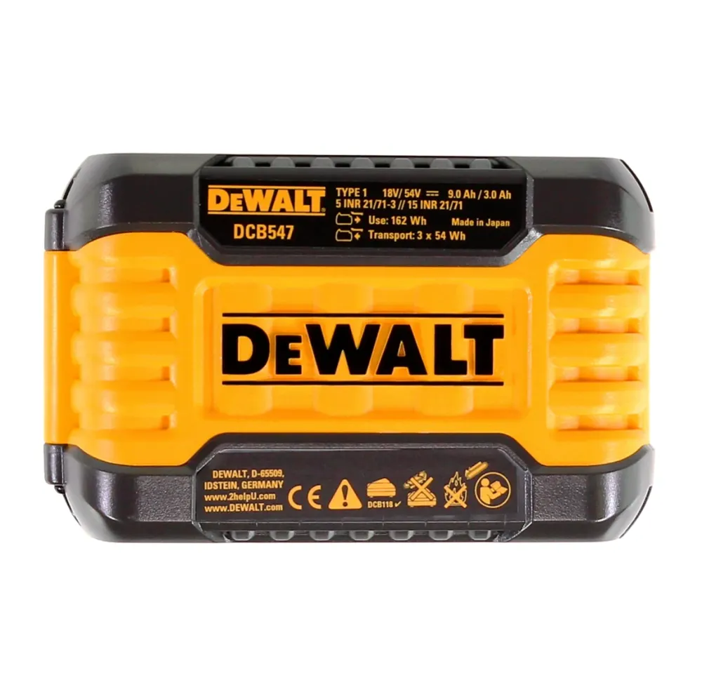 DeWalt DCB 118 X2 FlexVolt 54 V / 18 V Starter Set + 2x Akku 9,0 Ah