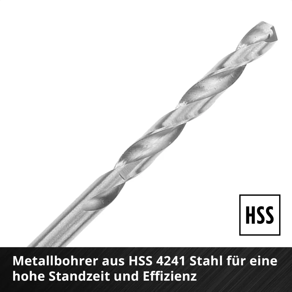 Einhell S-CASE LS 10-teiliges Metall-Bohrerset 49108723