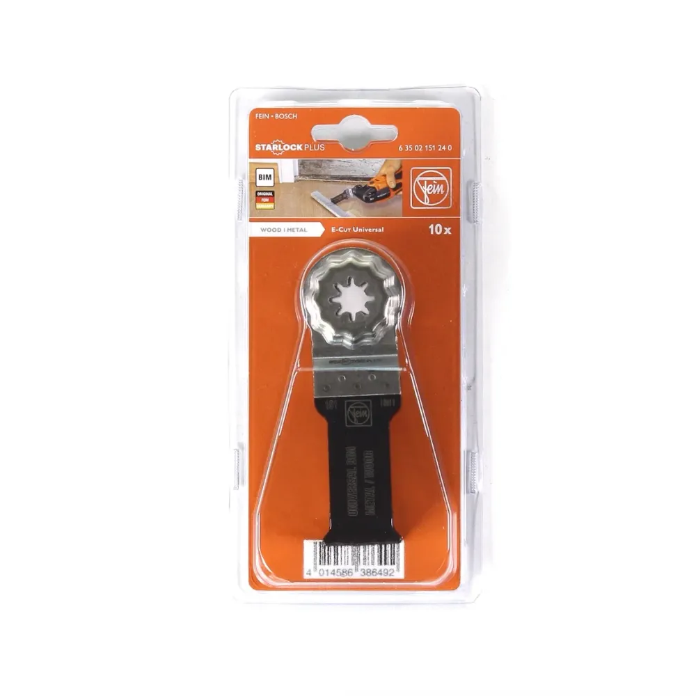 FEIN E-Cut Starlock Plus Sägeblatt Universal 10 Stk. 60 x 28 mm ( 63502151240 ) BI-Metall