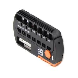 Fein Impact Bit Box 29 mit 7 Bits und 1 magnetischem Bithalter im Bit Organizer ( 60510221010 ) 29mm