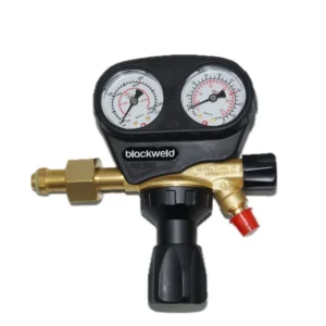 Flaschendruckminderer Argon/CO2 - 0-24 l/min, Einstufig mit Zentralfilter
