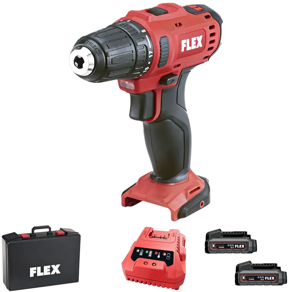 Bohrschrauber Flex DD 2G LDBC 12V 2,5Ah