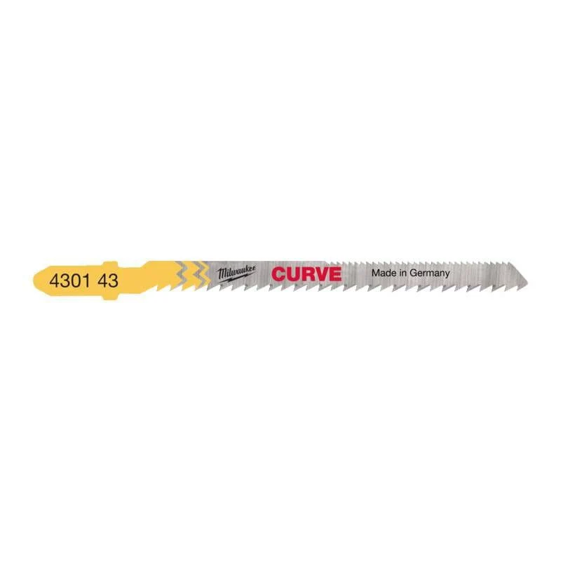 Gebogene Schneidmesser 75x2,5mm 5 St. Milwaukee