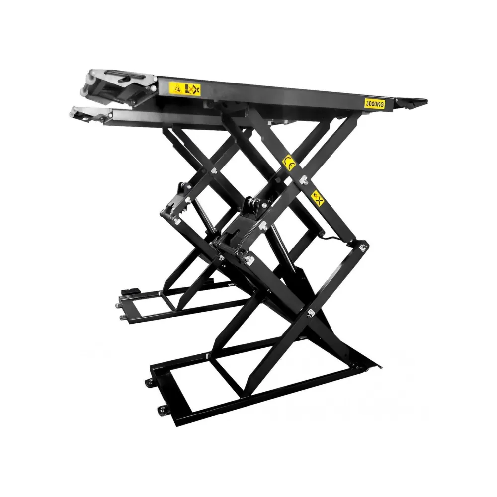 KROFtools 3T Doppel Scherenhebebühne mit großer Hubhöhe für PKW