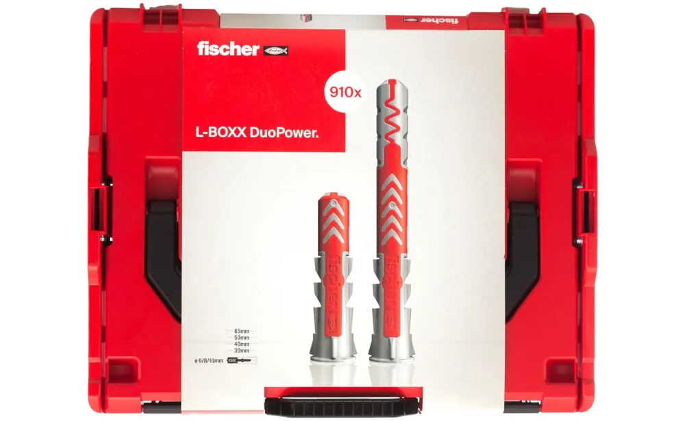 L-BOXX Sortiment Dübel DuoPower 910 Stück Fischer