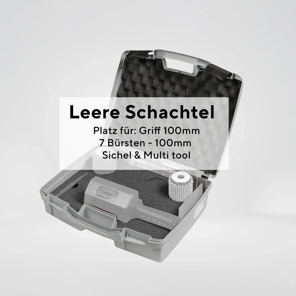 Leeres Gehäuse für 100 mm Roto-Bürsten