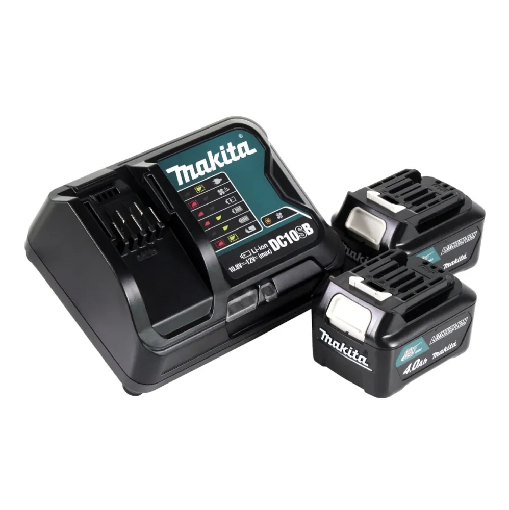 Makita Power Source Kit 12V mit 2x BL1041B Akku 4,0Ah + DC10SB Ladegerät