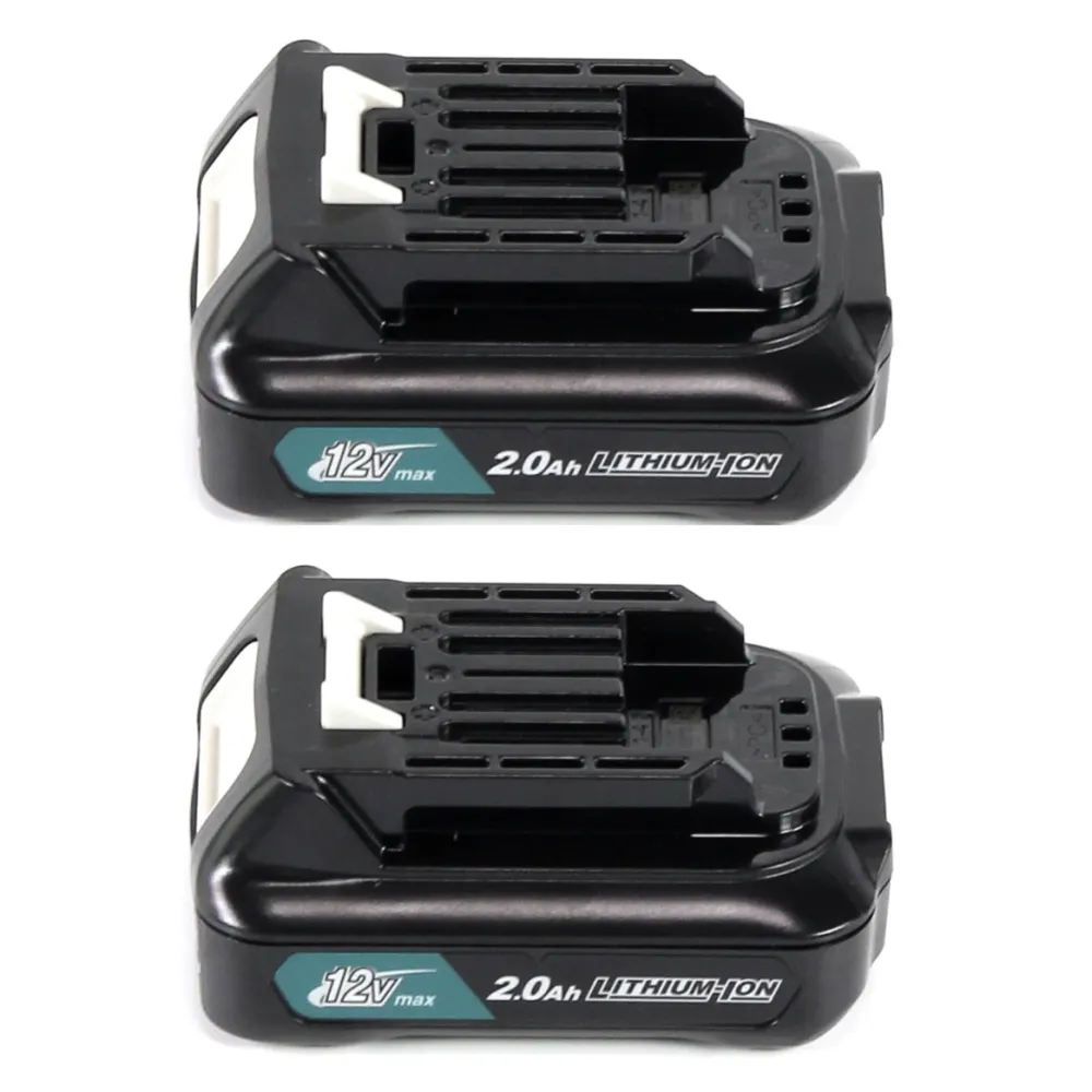Makita Power Source Kit 12V mit 2x BL1021B Akku 2,0Ah + DC10WD Ladegerät
