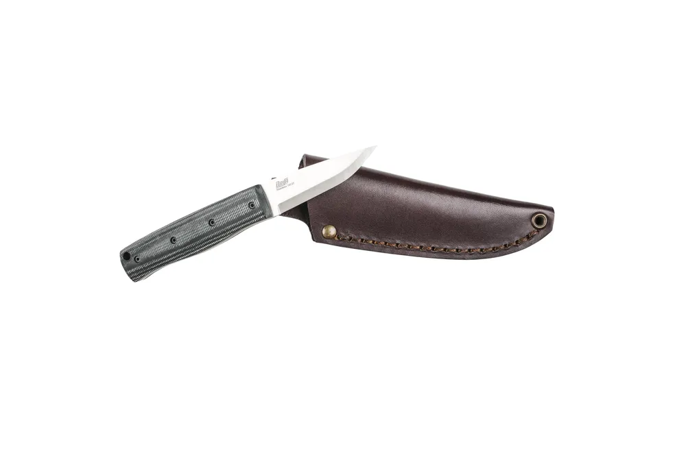 Pk70Fx - Hunters Green Micarta - Scandi - Leather