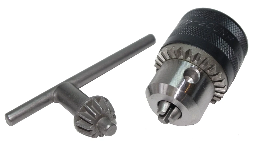 PROXXON 28124-46 Bohrfutter Ø1-10mm 1/2"-20UNF Gewinde mit Schlüssel