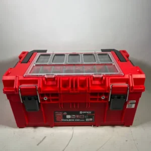 Qbrick System PRIME Toolbox 250 Expert RED ULTRA HD Custom mit Organizer stapelbar - Beschädigt