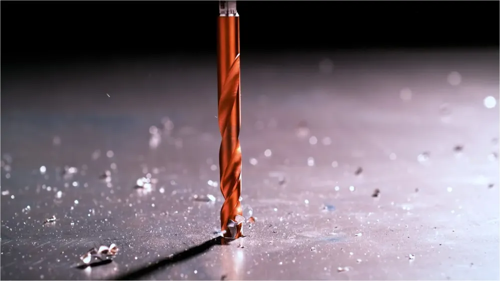 Satz mit 10 SHOCKWAVE HSS-G TIN RED HEX Milwaukee HSS-G TIN BITS