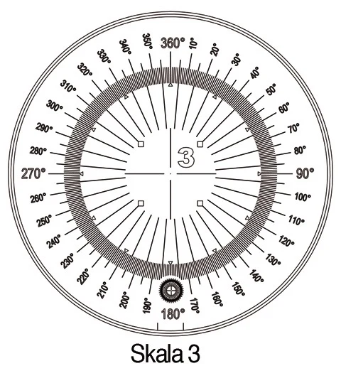 Schweizer Standlupe Tech-Line ( 4000851710 ) Vergrößerung 8x Skala 1, 2, 3, 4, 5