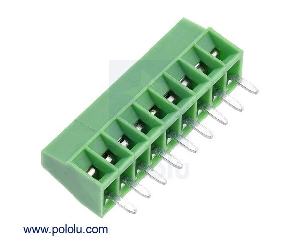 Screw Terminal Block: 9-Pin, 2.54mm Pitch, Side Entry