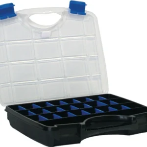 Sortimentskasten Basic Line ( 4000871448 ) B388xT290xH61mm transparent schwarz-blau