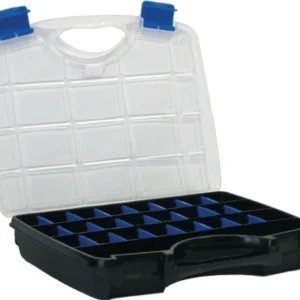 Sortimentskasten Basic Line ( 4000871449 ) B460xT350xH81mm transparent schwarz-blau