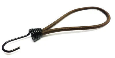 Spanngummis 5mm braun mit 1 Metallhaken