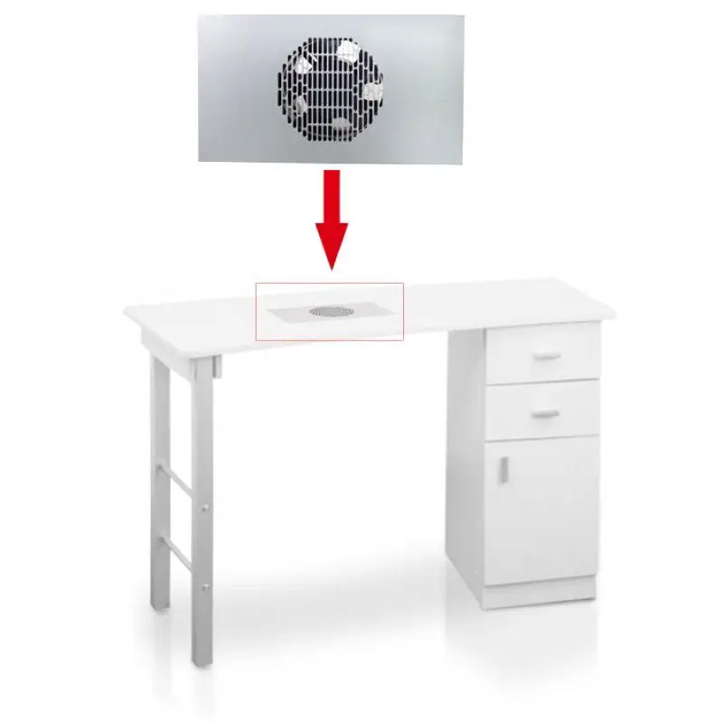 Staubabsaugung silber
