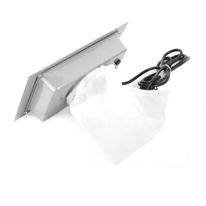 Staubabsaugung silber