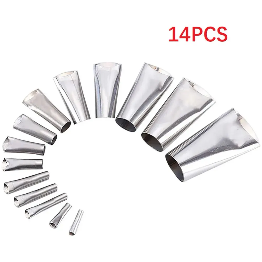 14 Stück Abdichtungsdüsen Applikator Dichtungsmittel Finishing Tool Edelstahl14 Größen Handgeräte