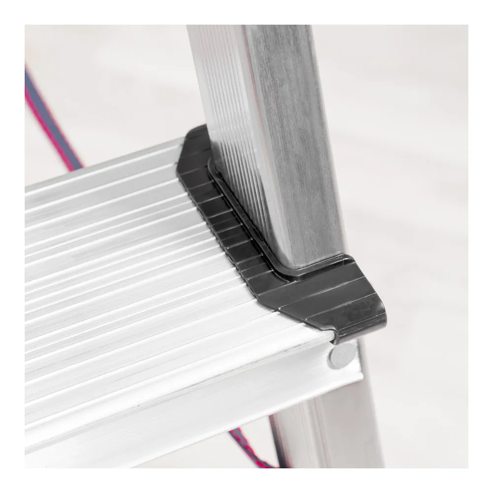 STIER Stufen Stehleiter 2x6 Stufen beidseitig begehbar leicht robust Sichere