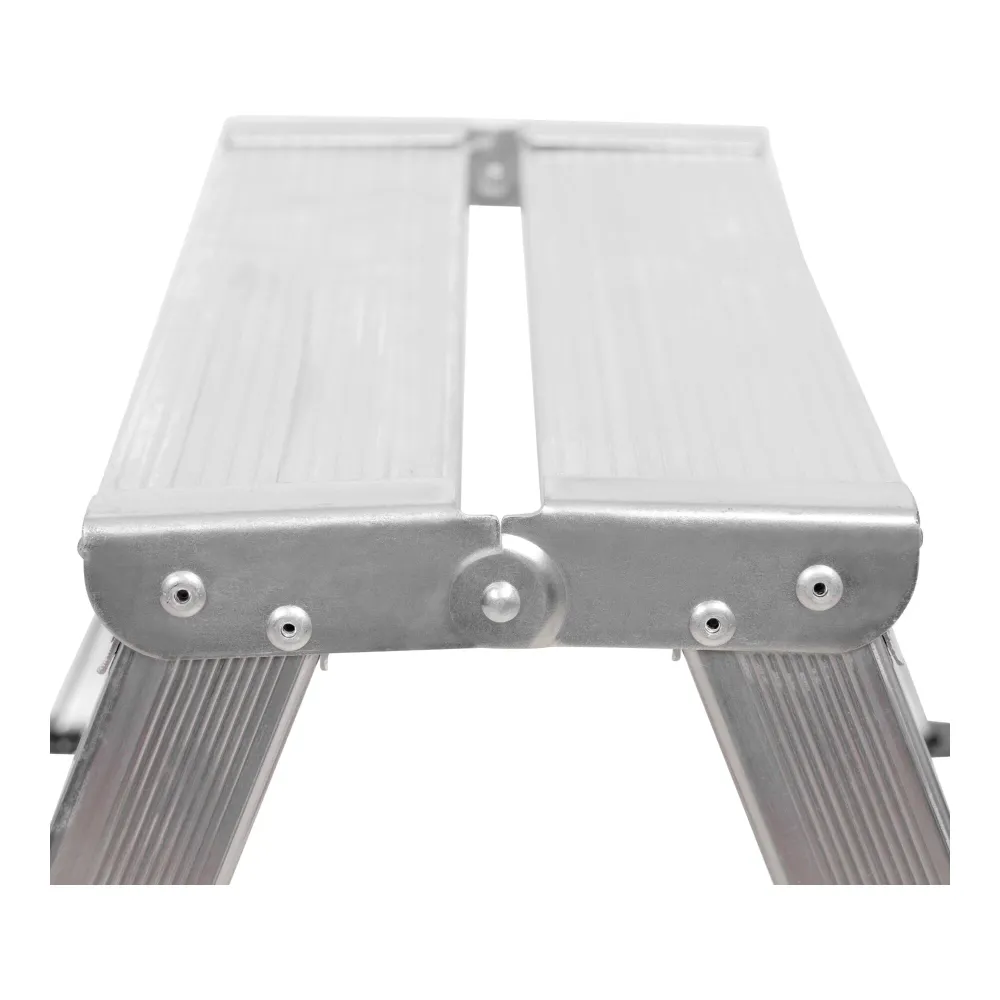 STIER Stufen Stehleiter 2x6 Stufen beidseitig begehbar leicht robust Sichere
