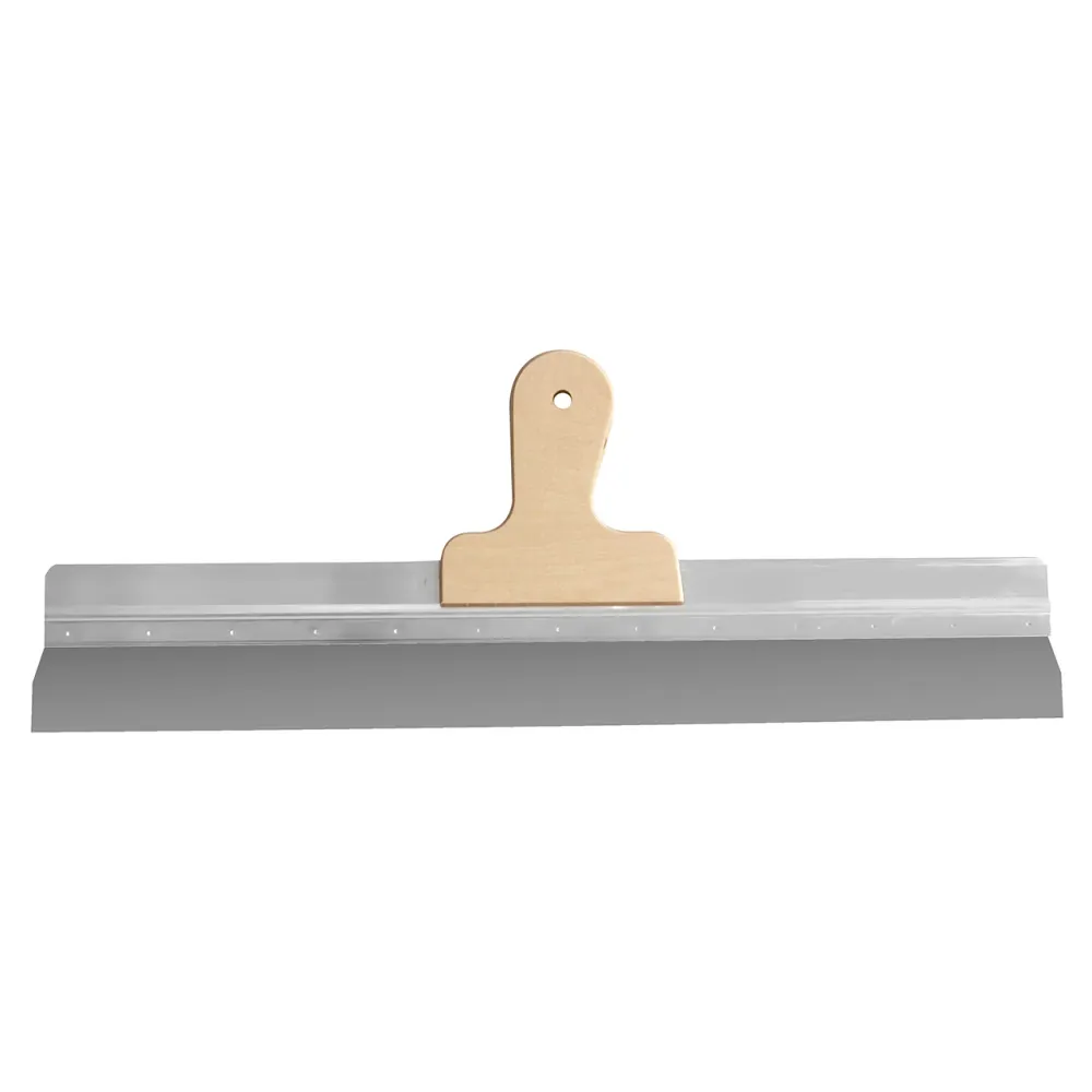 FLÄCHENSPACHTEL ALUMINIUM MIT HOLZGRIFF, 570 x 0,4 mm, Rostfrei, Profi TECTOOL