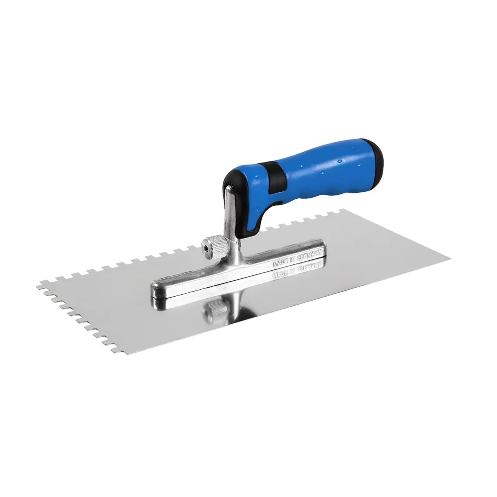GLÄTTEKELLE FLEX MIT FLEXIBLEM 2K-SOFTGRIFF, E6 Zahnung, Rostfrei, Premium TECTOOL