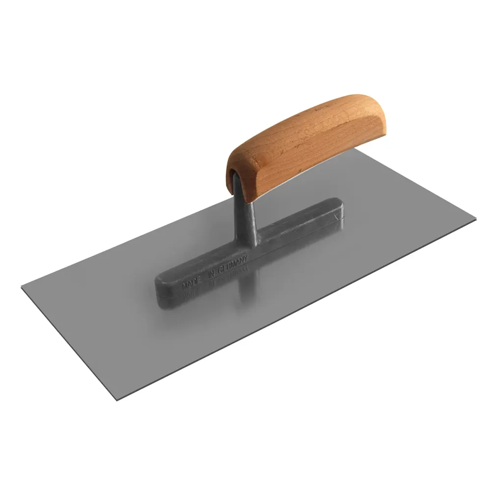 GLÄTTEKELLE GEZAHNT AUS STAHL, mit E8 Zahnung und Holzgriff TECTOOL