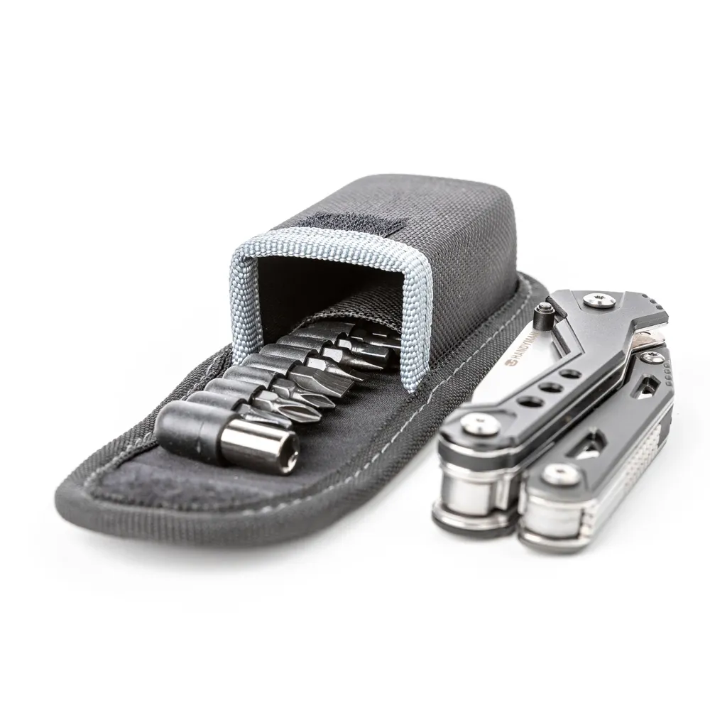 TRUE UTILITY Multitool 18--1 Handyman Schraubendreher Tool Etui 9x Wechsel Bit