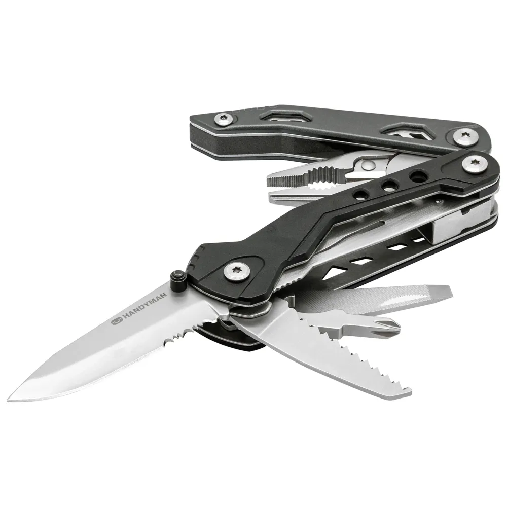 TRUE UTILITY Multitool 18--1 Handyman Schraubendreher Tool Etui 9x Wechsel Bit