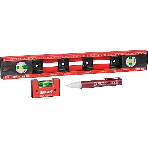Wasserwaagen-Set Electric, 3-teilig