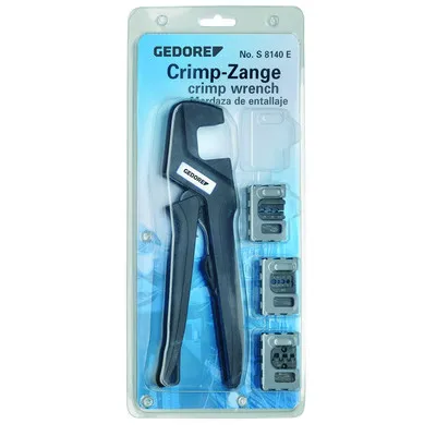 GEDORE - S 8140 J Crimp-Zangen-Set INDUSTRIAL 4-teilig