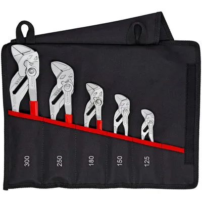 KNIPEX® - Zangenschlüssel-Set 00 19 55 S4 5-teilig Rolltasche