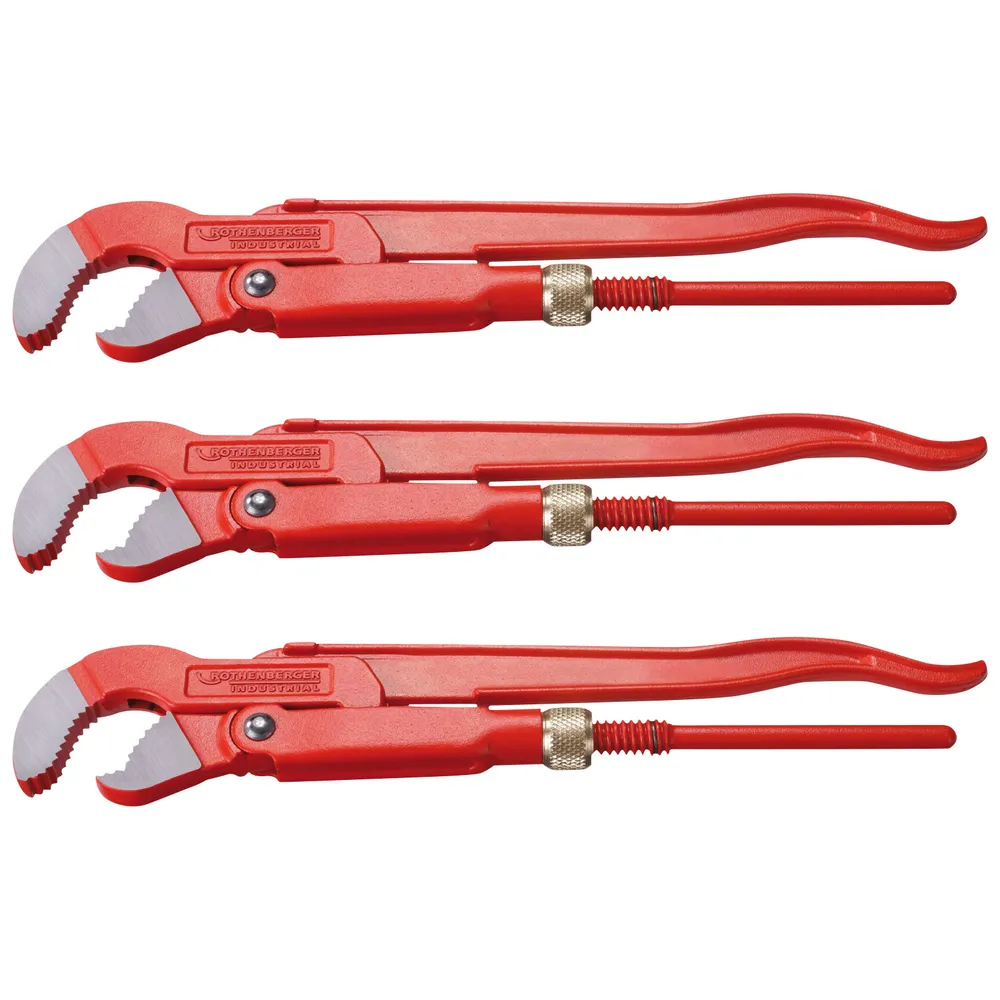 ROTHENBERGER Industrial Eckrohrzange-Set 45° TYP S - 1"/ 1½"/ 2"